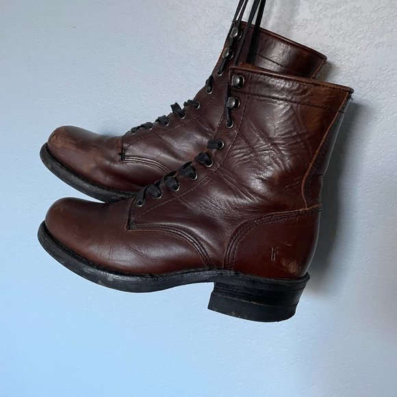 Frye Engineer Combat Boots - Picture 6 of 8